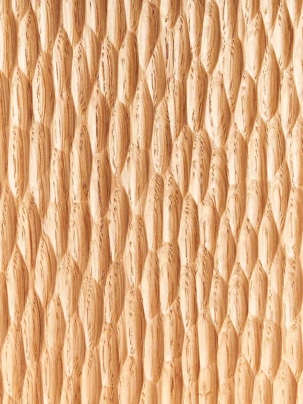Sourcing for interior designers - Gouged oak finish